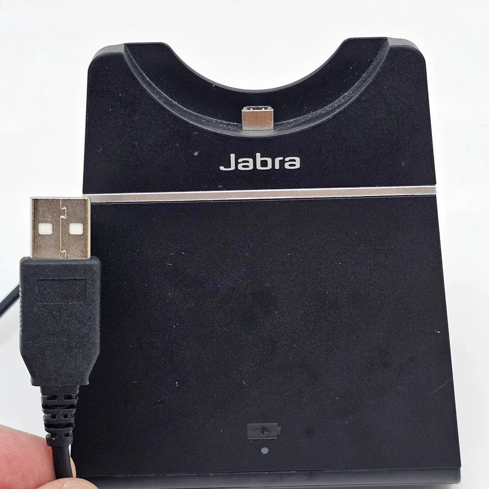 Jabra Evolve 65 Wireless Bluetooth Headset HSC018W with Charging Stand & Case
